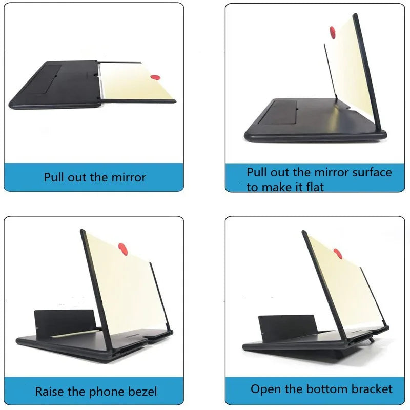 “12″ HD Phone Screen Magnifier with Eye Protection”