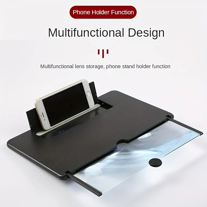 “12″ HD Phone Screen Magnifier with Eye Protection”